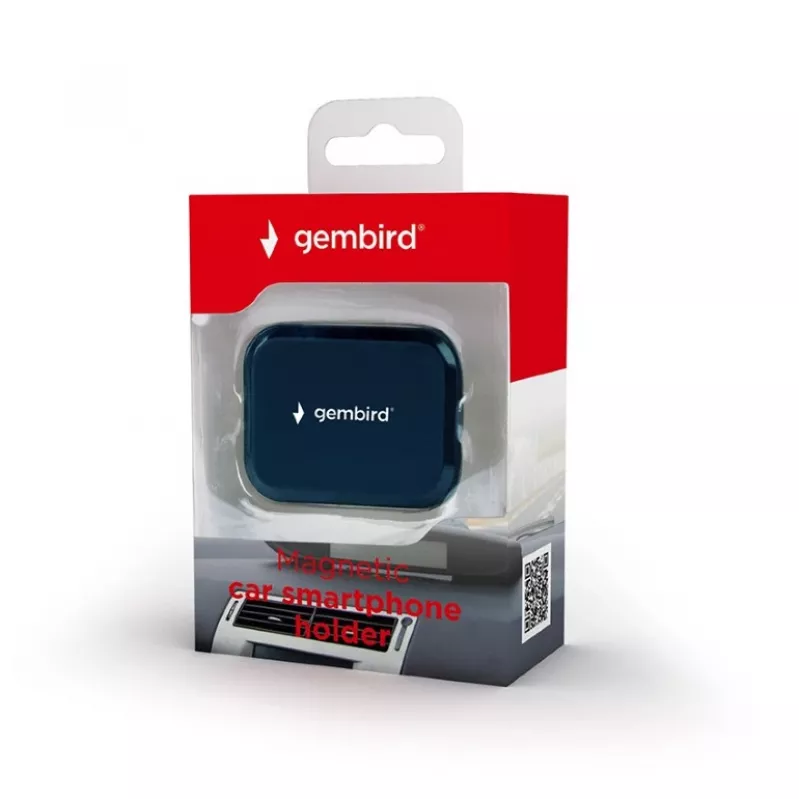GEMBIRD Smartphone Magnetic Car Holder, Black