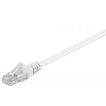 Network cable GOOBAY 68508 Cat5e U/UTP RJ-45 — 5 m, white