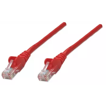 Goobay Network Patch Cable, Cat5e, 3m, Red, CCA, U/UTP, PVC, RJ45, Gold Plated Contacts, Snagless, Booted, Lifetime Warranty
