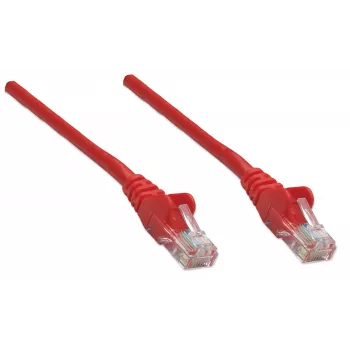 Goobay Network Patch Cable, Cat5e, 3m, Red, CCA, U/UTP, PVC, RJ45, Gold Plated Contacts, Snagless, Booted, Lifetime Warranty