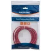 Goobay Network Patch Cable, Cat5e, 3m, Red, CCA, U/UTP, PVC, RJ45, Gold Plated Contacts, Snagless, Booted, Lifetime Warranty