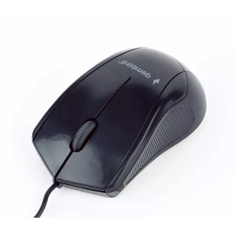 GEMBIRD Mouse Optical MUS-3B-02 - 3 Button Wheel USB Black