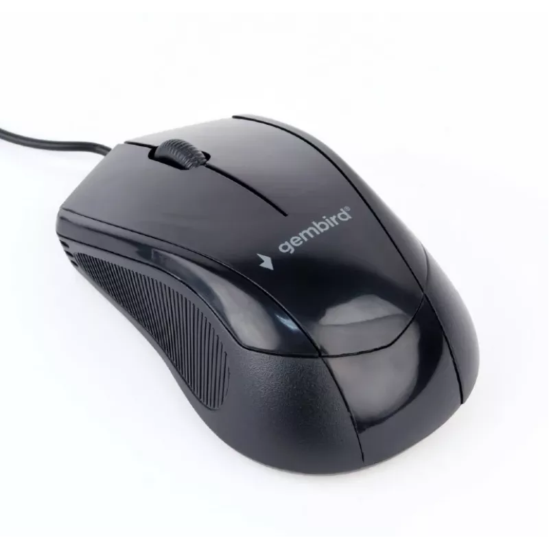 GEMBIRD Mouse Optical MUS-3B-02 - 3 Button Wheel USB Black