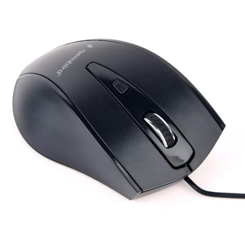 GEMBIRD USB Optical Right-hand Mouse MUS-4B-02 — 1200 DPI, 4 buttons, wired, black