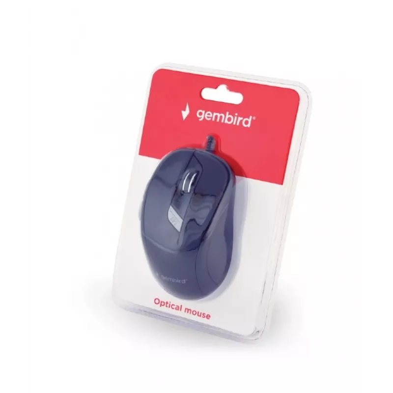 GEMBIRD Mouse Optical MUS-6B-01 - 6 Button Wheel USB Black