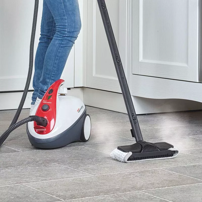 Polti Vaporetto Smart 30_R Cylinder steam cleaner 1.6 L 1800 W Red, White