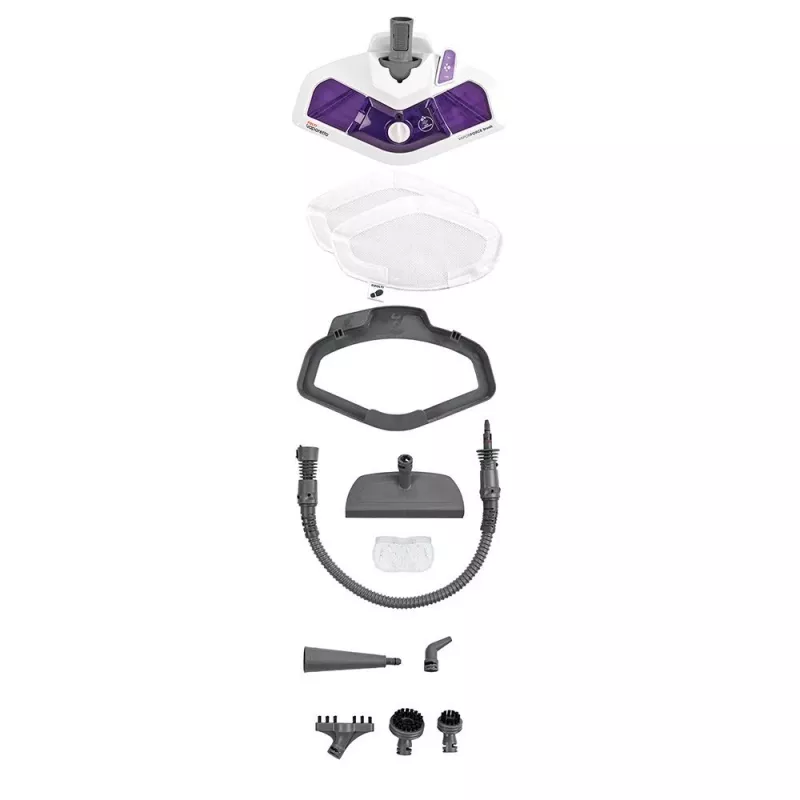 Polti Vaporetto SV440_Double Steam mop 0.3 L 1500 W Violet, White