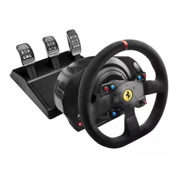 Thrustmaster T300 Ferrari Integral Racing Wheel Alcantara Edition Black Steering wheel + Pedals Analogue / Digital PC, PlayStation 4, Playstation 3