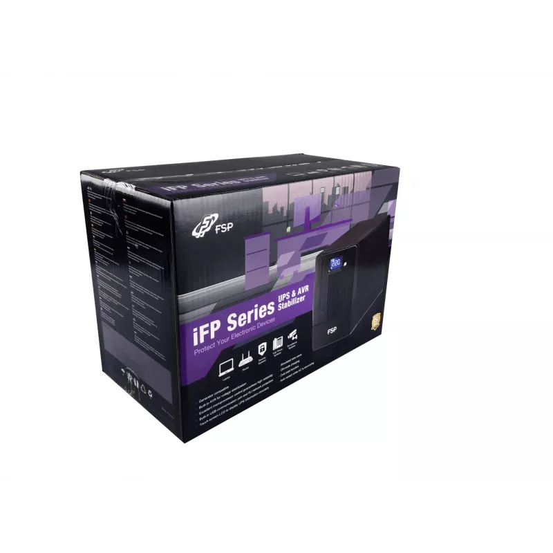 FSP iFP 1000 uninterruptible power supply (UPS) Line-Interactive 1 kVA 600 W 2 AC outlet(s)