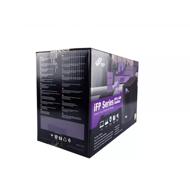 FSP iFP 1000 uninterruptible power supply (UPS) Line-Interactive 1 kVA 600 W 2 AC outlet(s)