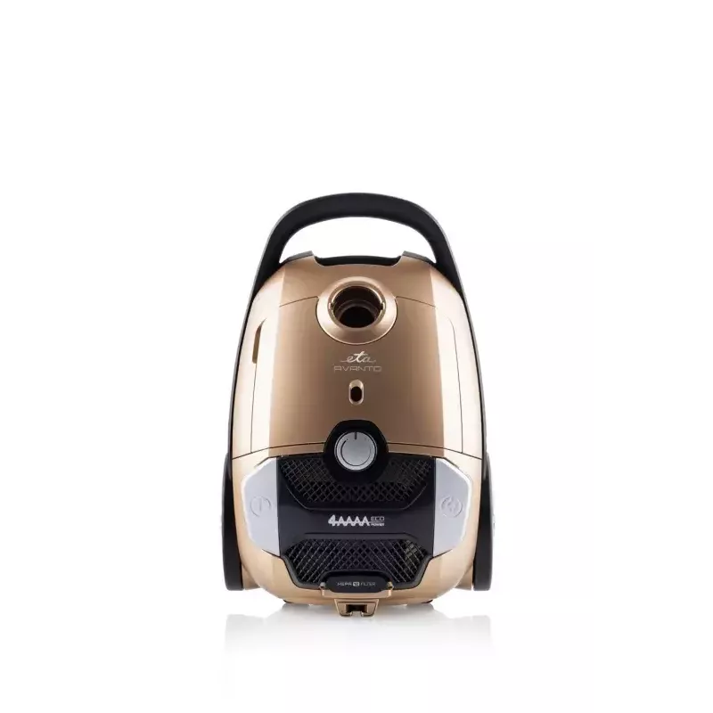 ETA Avanto ETA351990000 Bagged Vacuum Cleaner, 800 W, 3 L dust bag, HEPA H12, 68 dB, Golden