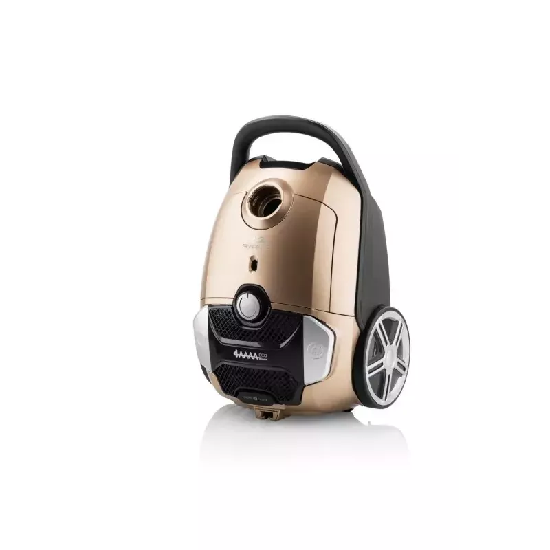 ETA Avanto ETA351990000 Bagged Vacuum Cleaner, 800 W, 3 L dust bag, HEPA H12, 68 dB, Golden
