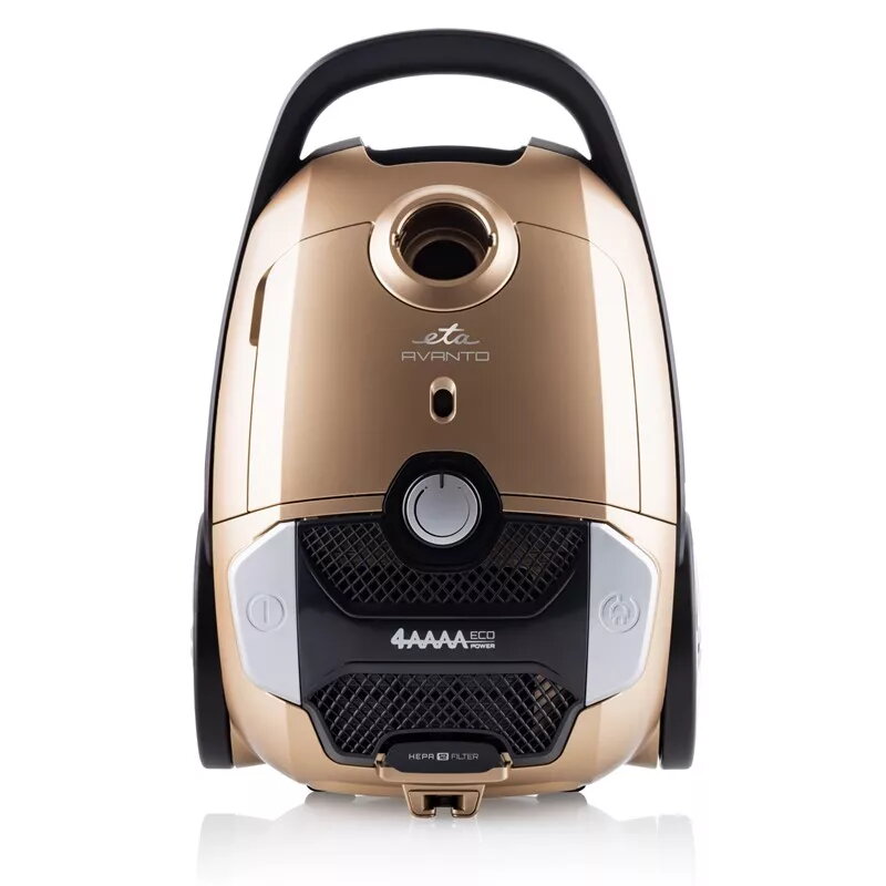 ETA Avanto ETA351990000 Bagged Vacuum Cleaner, 800 W, 3 L dust bag, HEPA H12, 68 dB, Golden