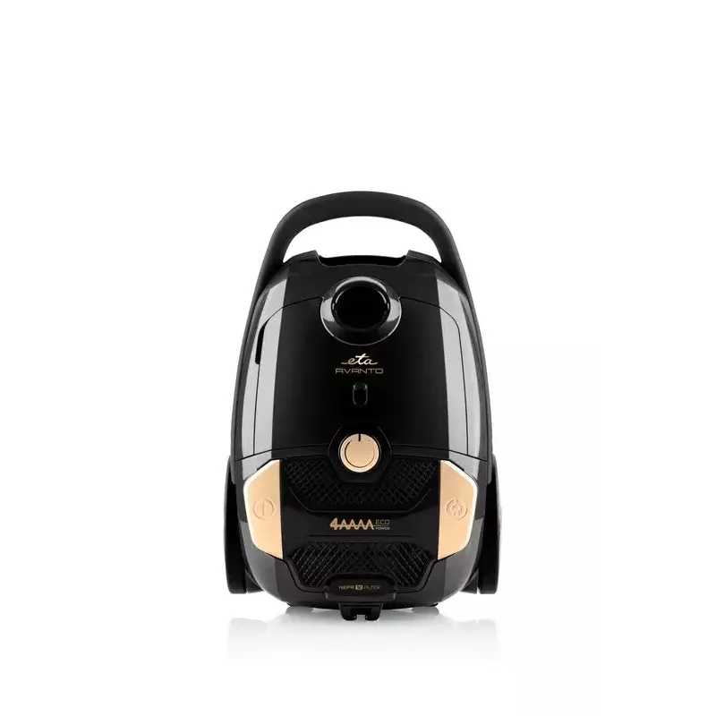 Cylinder vacuum ETA Avanto 3 L — 800 W, 3 L dust bag, HEPA filtration, dry cleaning, upholstery/hard floor/carpet, black/beige