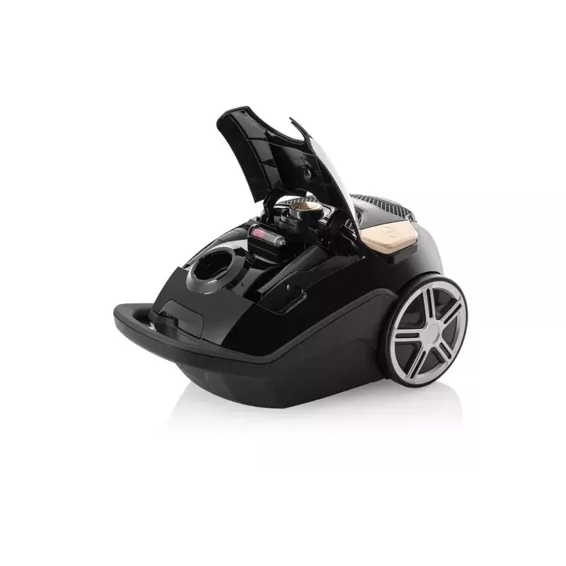 Cylinder vacuum ETA Avanto 3 L — 800 W, 3 L dust bag, HEPA filtration, dry cleaning, upholstery/hard floor/carpet, black/beige
