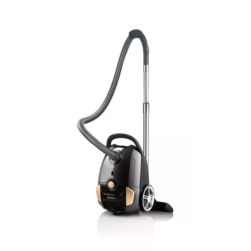 Cylinder vacuum ETA Avanto 3 L — 800 W, 3 L dust bag, HEPA filtration, dry cleaning, upholstery/hard floor/carpet, black/beige