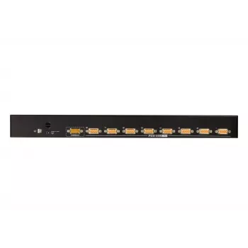 ATEN 8-Port USB - PS/2 VGA KVM Switch, 2048 x 1536 pixels, QXGA, Rack mounting, 5 W, 1U, Black