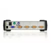 ATEN 4-Port USB - PS/2 VGA KVM Switch (KVM Cables included), 2048 x 1536 pixels, QXGA, 0.45 W, Black, Grey