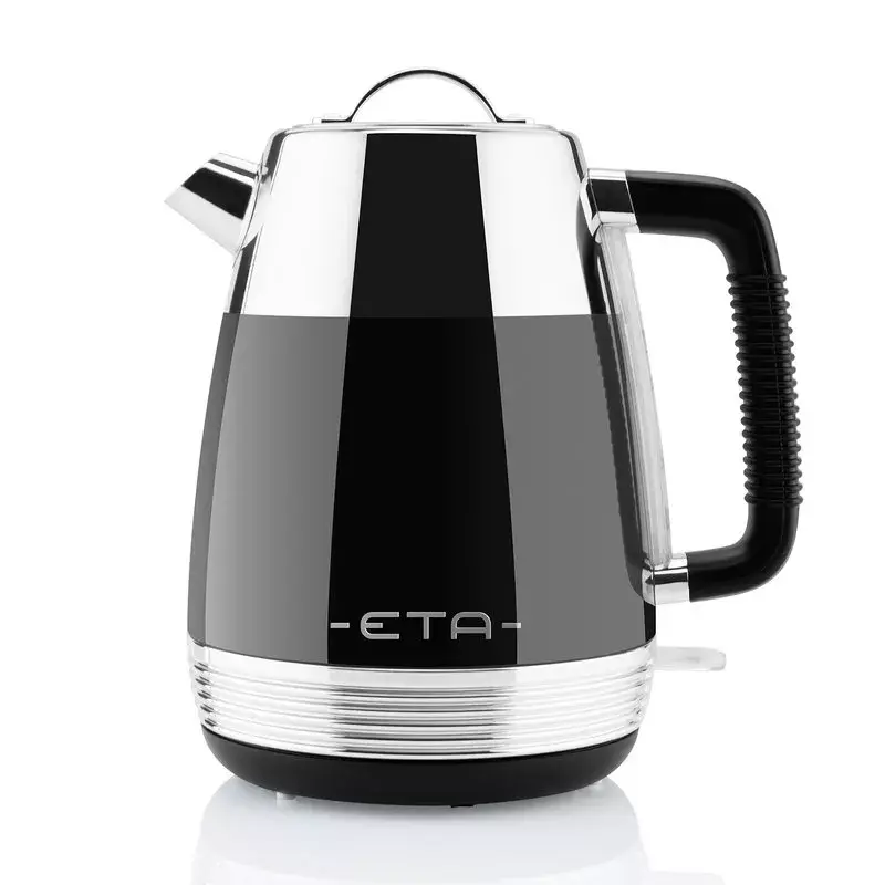 Electric kettle ETA Storio 9186 90020 — 1.7 L, 2150 W, black stainless steel