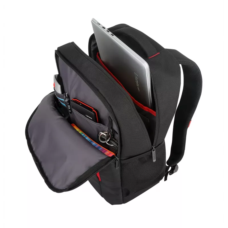 Lenovo B515 39.6 cm (15.6 inch) Backpack Black, Red