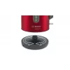 Electric kettle Bosch TWK4P434 — 1.7 L, 2400 W, Black/Red