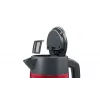 Electric kettle Bosch TWK4P434 — 1.7 L, 2400 W, Black/Red