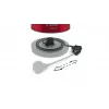 Electric kettle Bosch TWK4P434 — 1.7 L, 2400 W, Black/Red