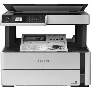 Epson EcoTank M2170 Multifunction Inkjet Printer with Refillable Ink Tanks, A4, Monochrome, Wi-Fi, Ethernet, Duplex, 39 ppm