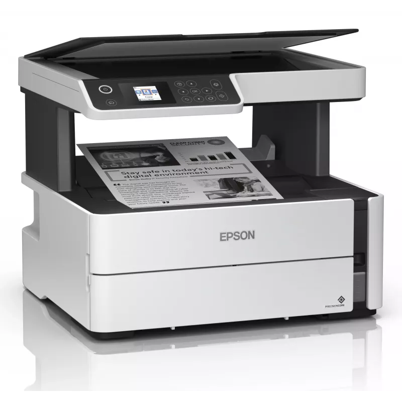 Epson EcoTank M2170 Multifunction Inkjet Printer with Refillable Ink Tanks, A4, Monochrome, Wi-Fi, Ethernet, Duplex, 39 ppm