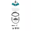 Polti Vaporetto SV450_Double Steam mop 0.3 L 1500 W Turquoise, White