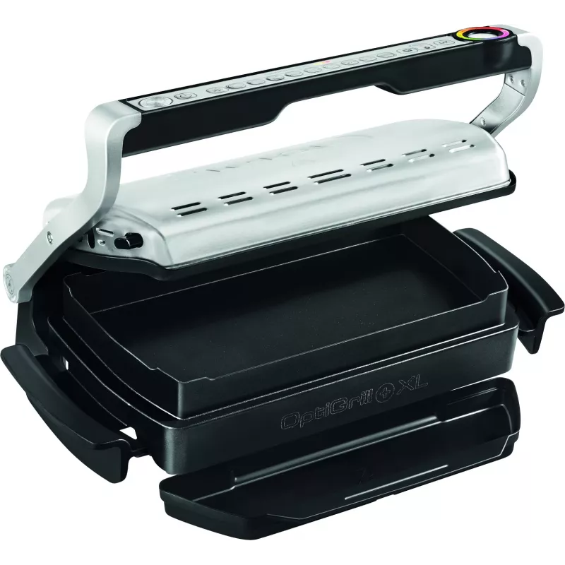 Contact grill Tefal GC724D tabletop griddle, metallic/black, 440×340×172 mm, 7 kg