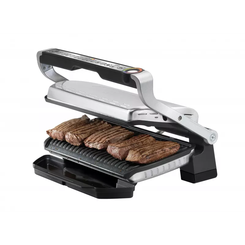 Contact grill Tefal GC724D tabletop griddle, metallic/black, 440×340×172 mm, 7 kg