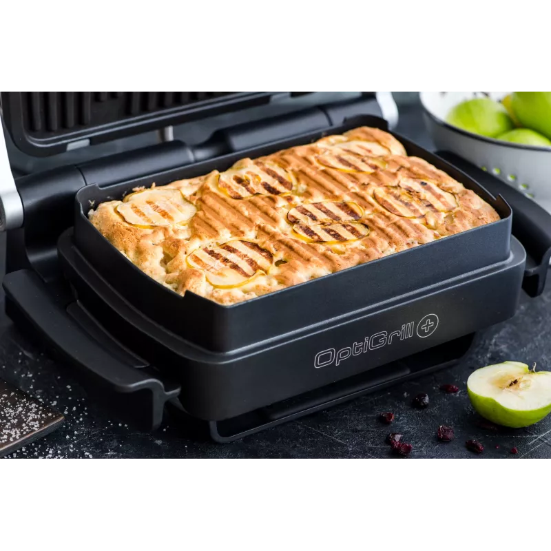 Contact grill Tefal GC724D tabletop griddle, metallic/black, 440×340×172 mm, 7 kg