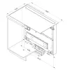 Built-in induction hob Novy 1821, 4 zones, slider control
