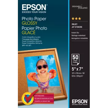 Photo Paper Glossy Epson C13S042545 13x18cm 50 sheets