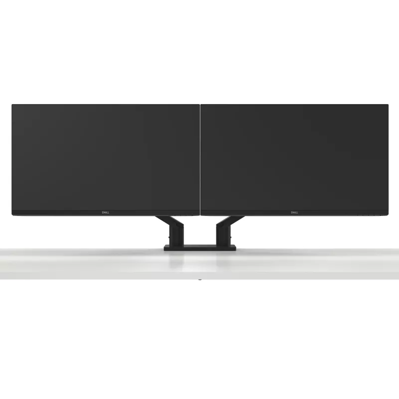 DELL Dual Monitor Arm – MDA20, 10 kg, 48.3 cm (19 inch), 68.6 cm (27 inch), Height adjustment, Black