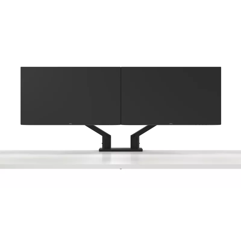 DELL Dual Monitor Arm – MDA20, 10 kg, 48.3 cm (19 inch), 68.6 cm (27 inch), Height adjustment, Black