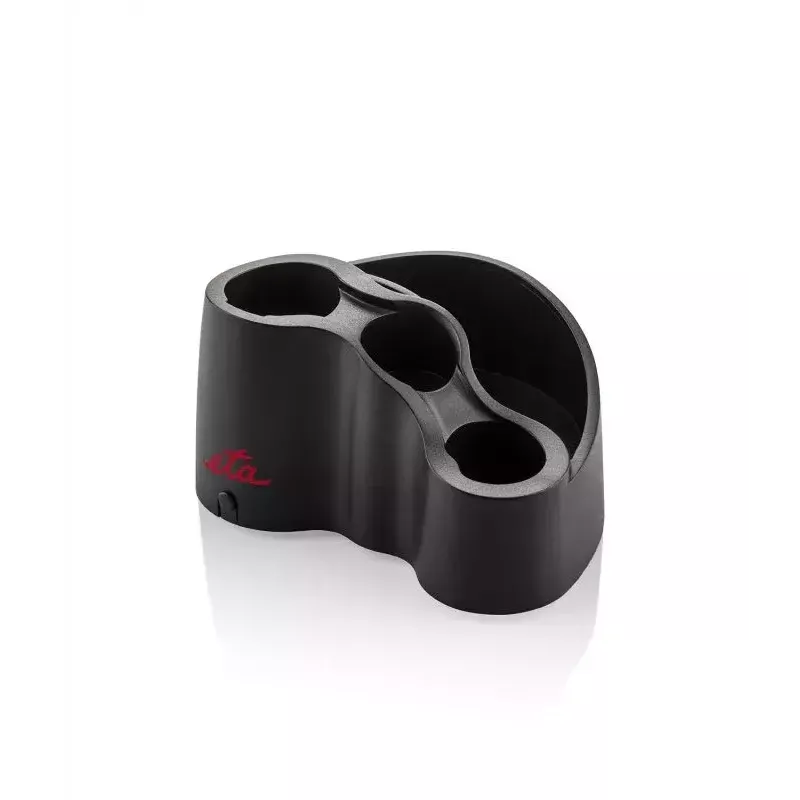 Hair trimmer ETA ETA434190000, black/red, steel housing, AA battery-powered, 25×30×135 mm