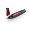 Hair trimmer ETA ETA434190000, black/red, steel housing, AA battery-powered, 25×30×135 mm