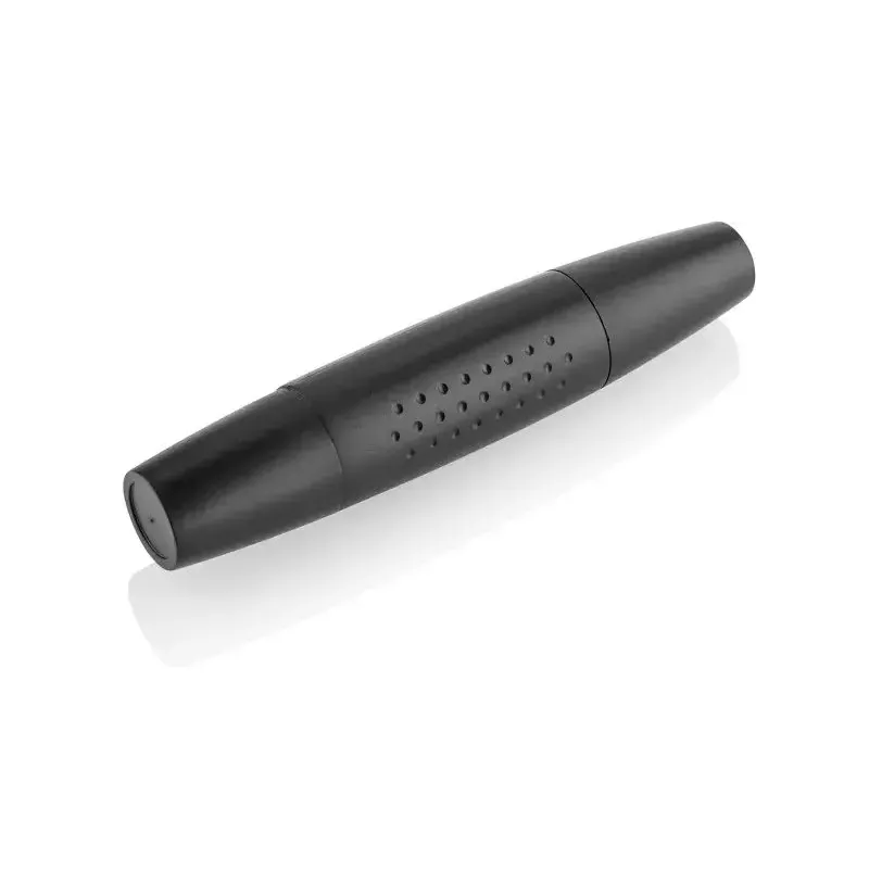 Hair trimmer ETA ETA434190000, black/red, steel housing, AA battery-powered, 25×30×135 mm