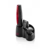 Hair trimmer ETA ETA434190000, black/red, steel housing, AA battery-powered, 25×30×135 mm