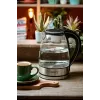 Electric kettle Camry CR 1290 — glass housing, 1.7 L capacity, 2000 W, adjustable temp, water level indicator