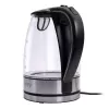 Electric kettle Camry CR 1290 — glass housing, 1.7 L capacity, 2000 W, adjustable temp, water level indicator