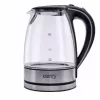 Electric kettle Camry CR 1290 — glass housing, 1.7 L capacity, 2000 W, adjustable temp, water level indicator