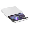 HITACHI-LG DATA STORAGE Slim Portable DVD-writer - Gp60nw60 - USB 2.0 - White