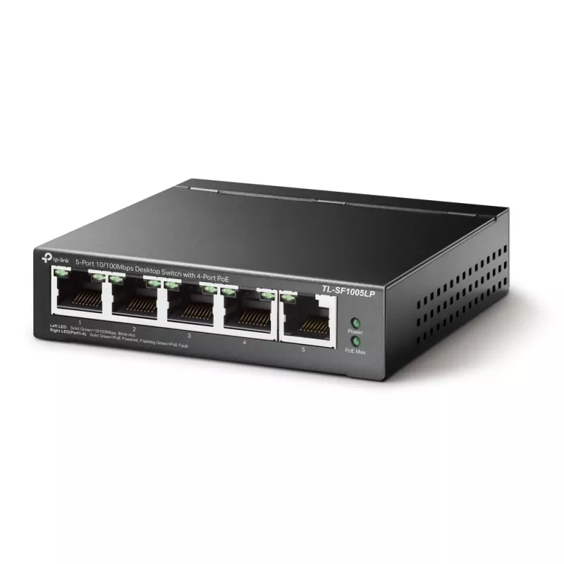 Unmanaged Switch TP-Link TL-SF1005LP 5-Port 10/100Mbps with 4-Port PoE
