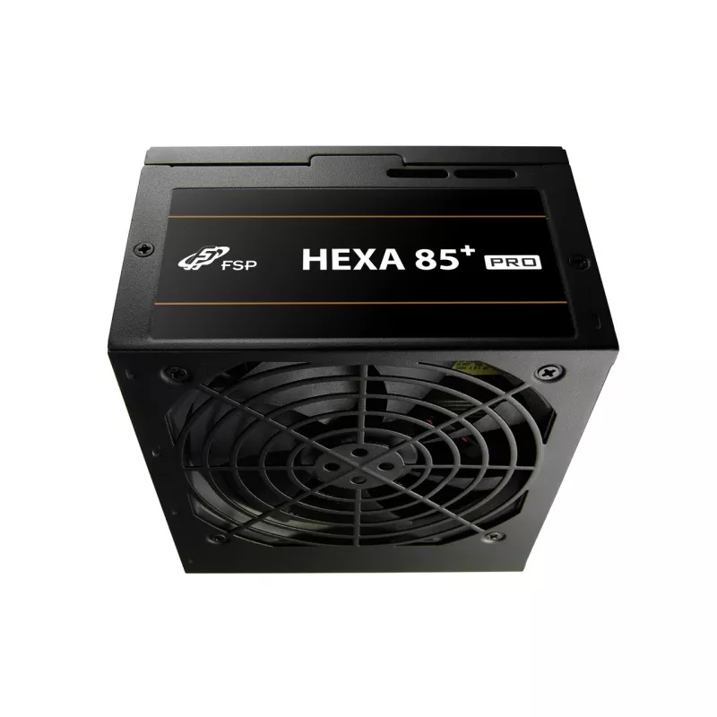 FSP HEXA 85+ PRO 550W Power supply unit ATX ATX2.5 Black, 550 W, 100 - 240 V, 50 - 60 Hz, 7.5 - 3 A, Active, 100 W
