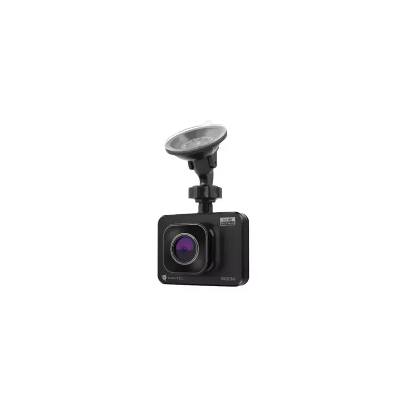 Car video recorder Navitel AR250 NV — 1 camera 1920x1080, 140° view, built-in display, MicroSD, battery and cigar lighter power