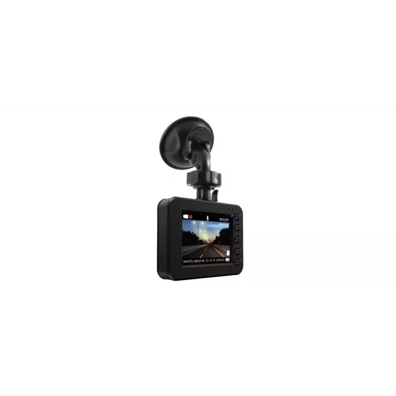 Car video recorder Navitel AR250 NV — 1 camera 1920x1080, 140° view, built-in display, MicroSD, battery and cigar lighter power