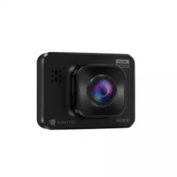 Car video recorder Navitel AR250 NV — 1 camera 1920x1080, 140° view, built-in display, MicroSD, battery and cigar lighter power